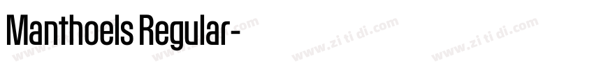 Manthoels Regular字体转换 Manthoels Regular字体转换
